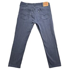 Levis 511 Jeans Mens 38x32 Gray Slim Fit Stretch Tapered Leg Denim Pants